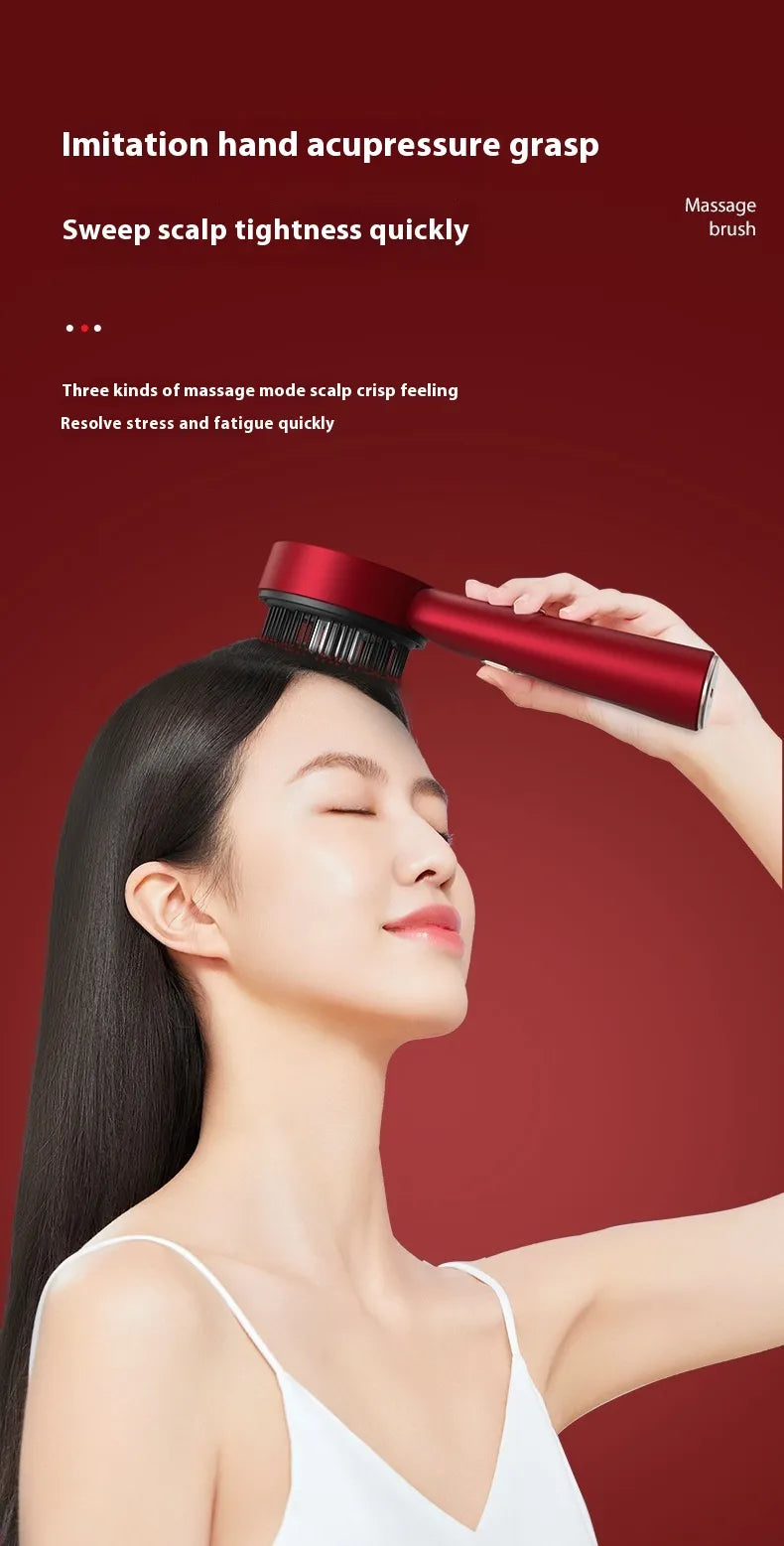 Peine de Masaje Eléctrico para el Cuero Cabelludo – Luz Roja y Cuidado del Cabello