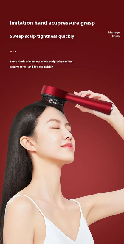 Peine de Masaje Eléctrico para el Cuero Cabelludo – Luz Roja y Cuidado del Cabello