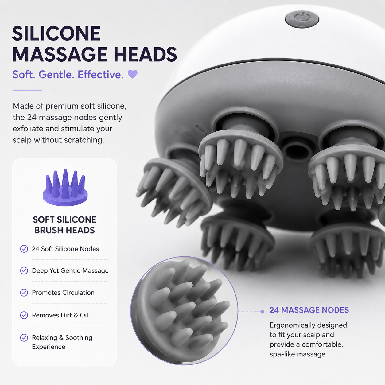 Wireless Electric Scalp Massager