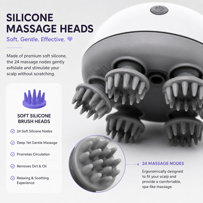 Wireless Electric Scalp Massager