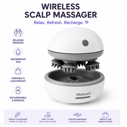 Wireless Electric Scalp Massager